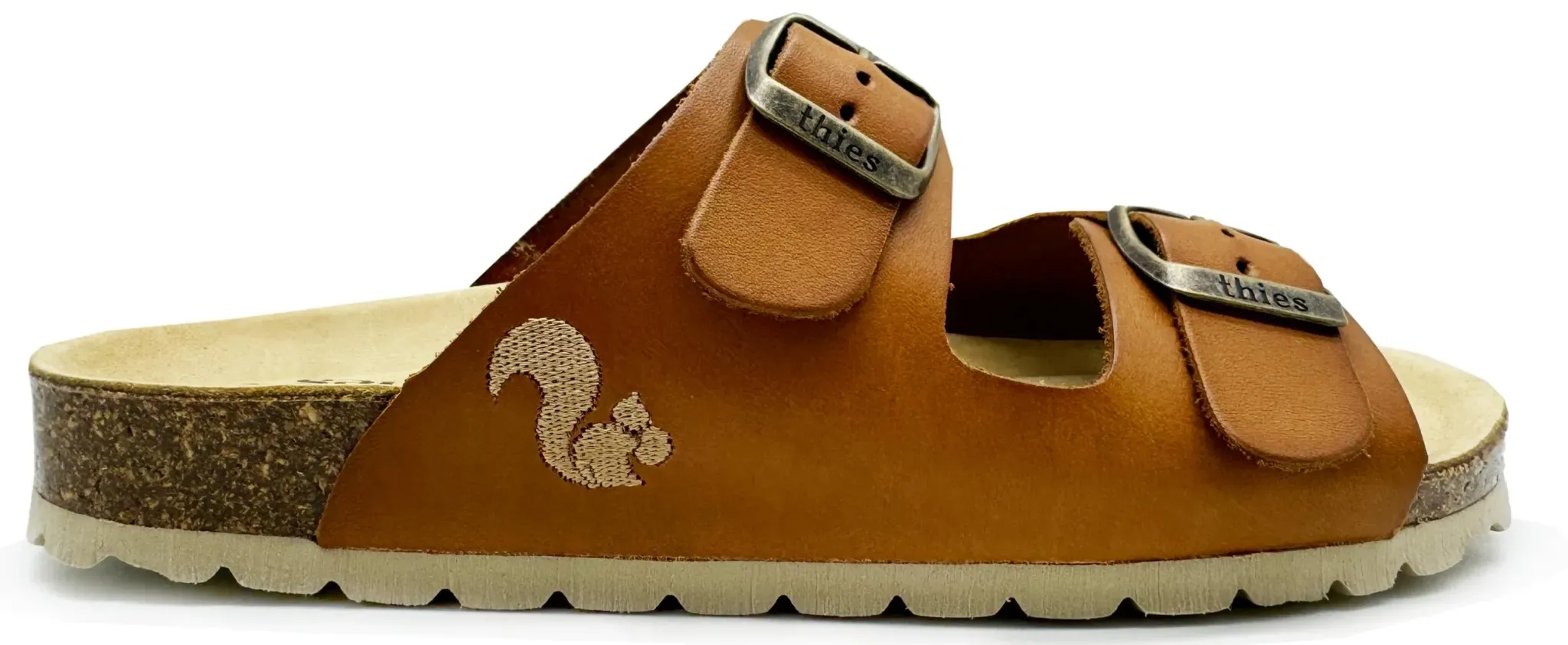 thies Unisex Eco Ledersandale - 42 - cinnamon