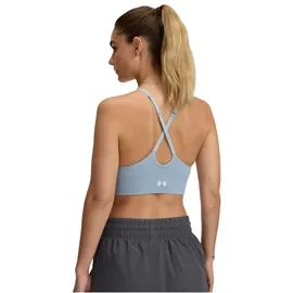 Under Armour Vanish Seamless Low Support Sport-BH Damen 466 harbor blue/white XL