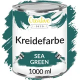 Creative Deco Kreidefarbe Wassergrün 1 l