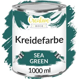 Creative Deco Kreidefarbe Wassergrün 1 l