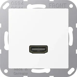 Jung MAA1112WWM HDMI, MultimediaAnschlussystem HDMI, Serie A, 1112 WWM