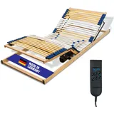 Coemo elektrischer 7 Zonen Lattenrost eRost mit Motor Kopf- Fußteil verstellbar 120x200 cm komplett montiert