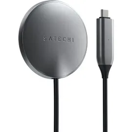 Satechi ST-UCQIMCM Drinnen, USB Kabelloses Aufladen 1,5 m, Grau Weiß