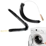 Heizkörperbürste,2 Stück Waschmaschinen Reinigungsbürste,Fugenreinigungsbürste Rohrreiniger,Kanalreiniger Heizungsbürste,für Heizkörper und Radiator Heizungsbürste