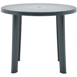 vidaXL Gartentisch Ø 89 x 72 cm Grün