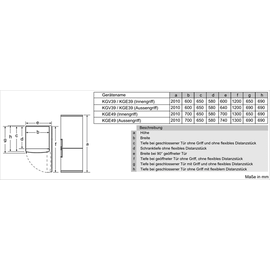 Bosch Serie 6 KGE49AICA