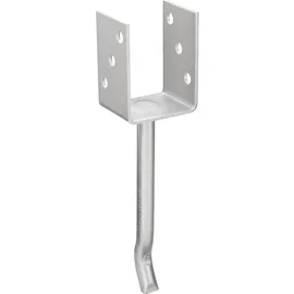 GAH Alberts U-Pfostenträger 71 mm x 200 mm Edelstahl