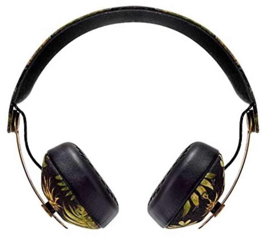 House of Marley Rise BT - Kabellose Bluetooth On-Ear Kopfhörer, Geräuschisolierung, mit Aufbewahrungstasche, Premium Sound 50mm Treiber, integriertes Mikrofon, USB-Ladung, 10 Std. Akkulaufzeit - Palm