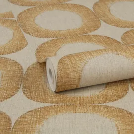 Sublime Vliestapete Harmony 10 m x 52 cm Beige-Gold