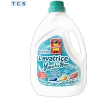 DAMINA Lavatrice Muschio Bianco, Flüssigwaschmittel weißer Moschus, 3 Liter