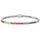 Bruno Banani Tennisarmband Regenbogen mit Zirkonia aus Silber 925 10887846 Größe 21