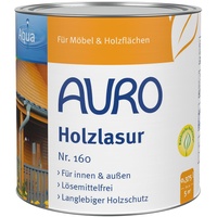 AURO Holzlasur, Aqua Nr. 160-55 Ultramarin-Blau - 0,375L