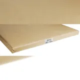 Pronappe 606040I Packung mit 400 Papiertischdecken, auf Format gefaltet, in Folie eingeschweißt - Format 60x60cm - Kraft