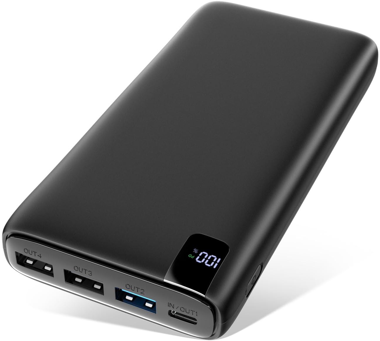 A ADDTOP Power Bank 26800mAh, 22,5W Powerbank USB C Externer Akku mit PD 20W Power Delivery, Tragbares Ladegerät mit 4 Ports kompatibel mit Smartphone, Tablets und mehr