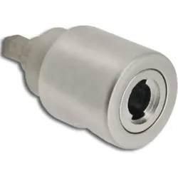 HEKNA Zylinder Drehknopf Metall System 30 - links
