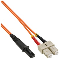 InLine LWL Duplex Kabel, MTRJ/SC, 50/125μm, OM2, 3m