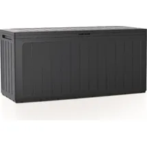 Prosperplast Boardebox Gartenbox Kissenbox Gartentruhe Verschließbar 290 Liter Anthrazit - Grau
