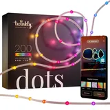 Twinkly Dots mit 200 LED, WLAN, IP44 Lichterketten RGB