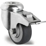PROMAT Lenkrolle 100 kg Grau