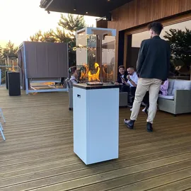 Kratki Terrassenheizer Gas PATIO LIGHT weiß 8,2 kW Propan - Weiß