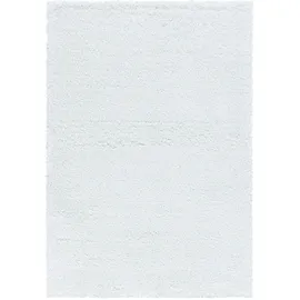 KADIMA DESIGN Teppich Shaggy Weiß 150 x 80 cm