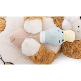 NICI Kuscheltier Hund mit Ente 40 cm Braun