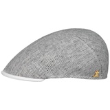 Lierys Flat Cap (1-St) Schirmmütze mit Schirm, Made in Italy schwarz|weiß S (54-55 cm)