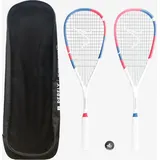 Squashschläger-Set Wallbreaker 155g Club - 2 Schläger, 1 Ball mit rotem Punkt EINHEITSGRÖSSE