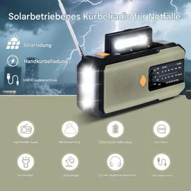 OEM Notfall-Solarradio grün