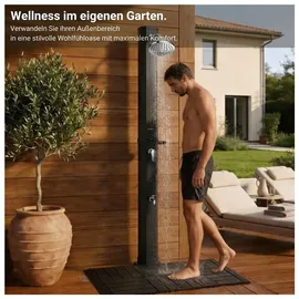Novaterra Solardusche schwarz 60 L