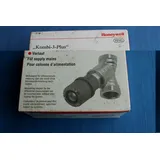 Honeywell Resideo Strangabsperrventil Kombi-3-Plus Messing, Muffe, Dn 15