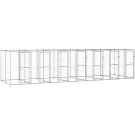 vidaXL Hundezwinger 16,94 m2 Stahl