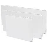 VASNER Konvi Hybrid Drinnen weiß, 900 W Infrarot-Heizlüfter