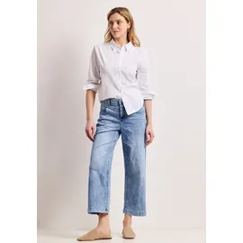 STREET ONE High Waist Wide Leg Jeans, im Loose Fit light Blue wash, 34 - 34W / 26L