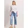 STREET ONE High Waist Wide Leg Jeans, im Loose Fit light Blue wash, 34 - 34W / 26L