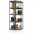 Juskys Eckregal Metall 180 x 70 x 40 cm Grau
