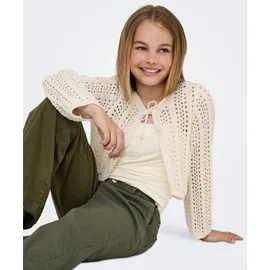 KIDS ONLY ONLY & KIDS Damen Kogmarina LIFE Ls CROP V-NECK KNT Noos, birch, 158/164, - 158-164