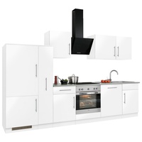 wiho Küchen Küchenzeile »Cali«, ohne E-Geräte, Breite 310 cm, weiß