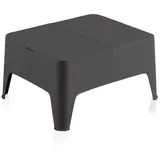 SHAF - Alaska | Garten Beistelltisch Outdoor | Balkon Möbel für Terrasse oder Garten - Anthrazit