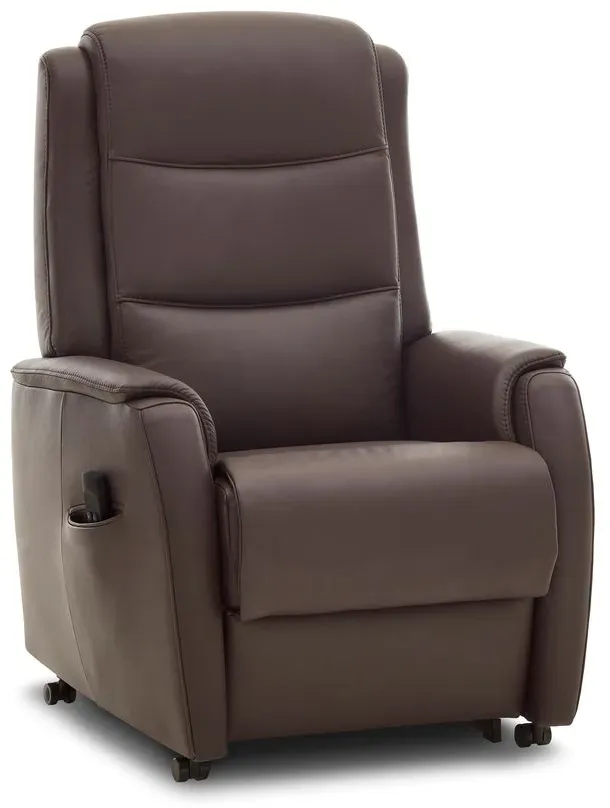 HUKLA Sessel RV82 Leder Braun Schoko