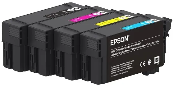 Epson Tinten-Set HC SureColor SC-T2100 SC-T3100 SC-T5100 SC-T5100n SC-T3100n Tinte Set Multipack 4-Pack 4er Cyan Magenta Gelb Schwarz