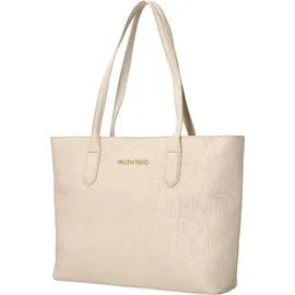 Valentino Pansy Shopper Polyurethan Ecru