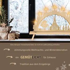 Weigla LED Schwibbogen Seiffener Kirche 52 x 31,7 x 1,5 cm