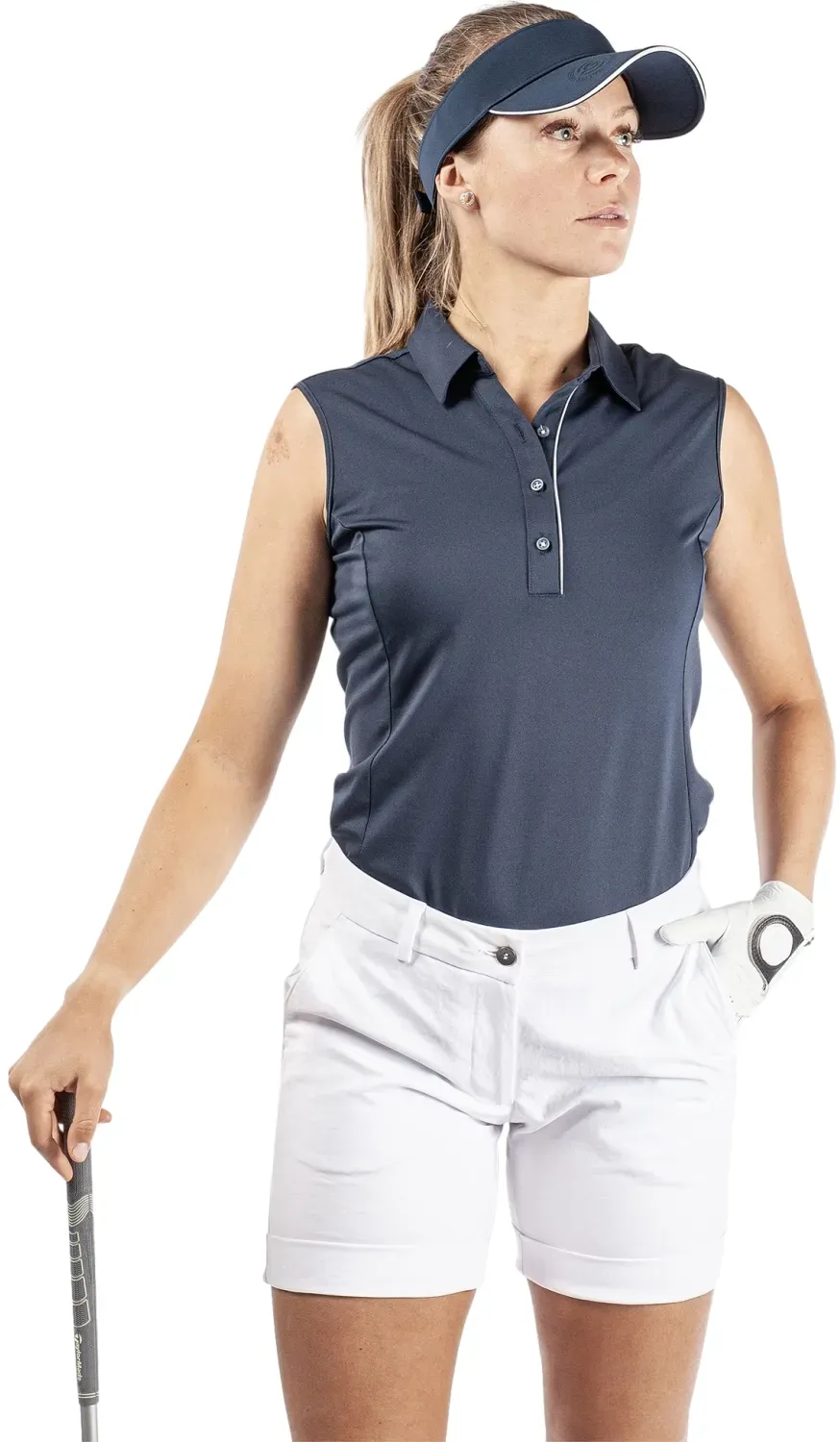 Galvin Green Polo Meg, ärmellos, navy