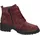 WALDLÄUFER H-Luise Bootie 716807-195-020, Order - Velourleder, Bordo (dunkelrot), Schnür. u. Reißverschluss, Weite H 37 - 37