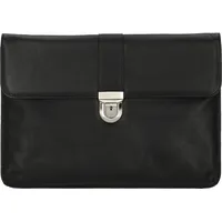 d & n D&N Easy Business - Schreibmappe 27 cm Leder (schwarz)