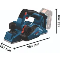 Bosch Professional Akku Hobel 18 V 2,6 mm Brushless