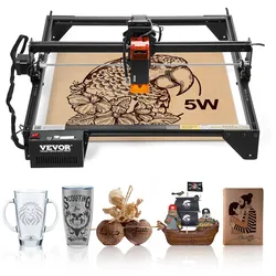 VEVOR Lasergravur Maschine Lasergravierer 5W Komprimierter Punkt Augenschutz