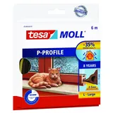 Tesa tesamoll® P-Profil Fenster-Dichtungsband braun 9,0 mm x 6,0 m 1 Rolle