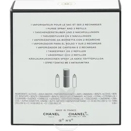 Chanel No. 5 Eau de Toilette refillable 20 ml + Nachfüllung 2 x 20 ml